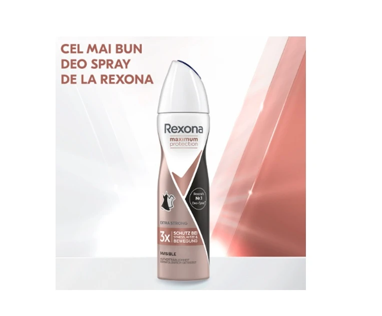 Antiperspirant Deo Maximum Protection 150 ml Invisible Rexona